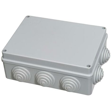 Caja estanca de superficie cuadrada IP55 200 x 200 x 80 mm - Cablematic