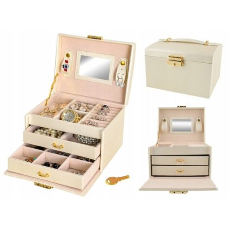 Caja/estuche para joyería - beige