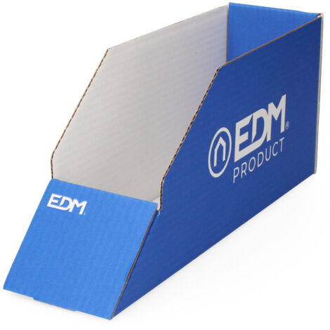 Caja expositora material electrico, 100 x 370 x 158 mm