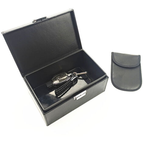 Caja Faraday extragrande para llaves de coche, antirrobo RFID para guardar llaves de seguridad,