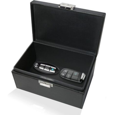 Caja Faraday extragrande para llaves de coche, antirrobo RFID, para guardar llaves de seguridad. DEBUNS