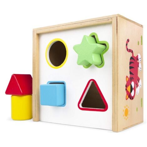 Caja formas madera