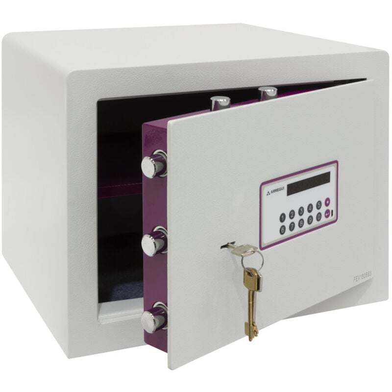 Arregui - Forma Evolution Coffre-fort à code et à clé facile d'utilisation, Coffre-fort double sécurité verrouillage combinaison et clé, Haute
