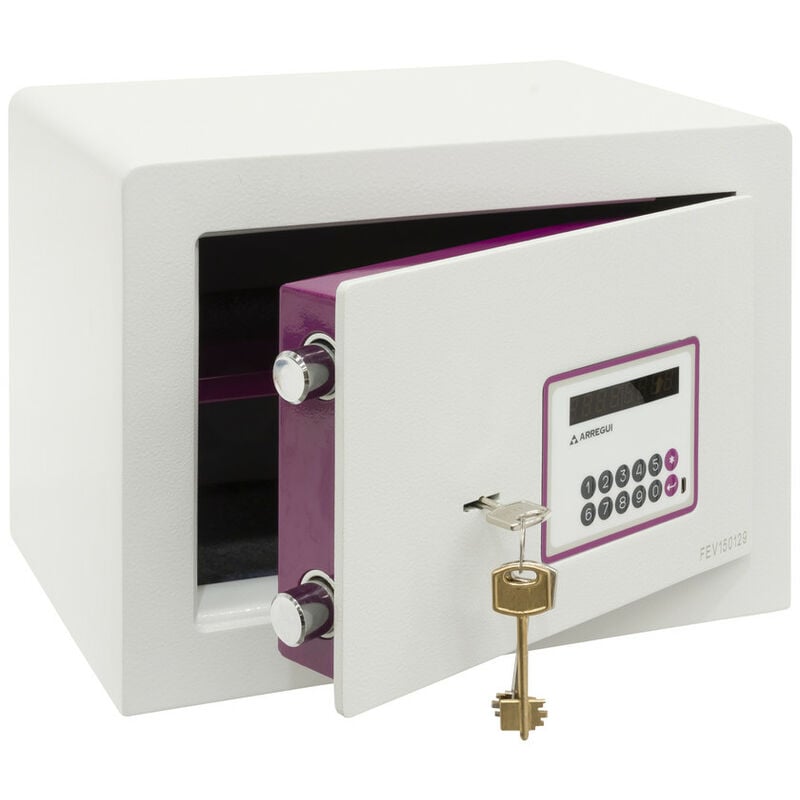 Arregui - Forma Evolution Coffre-fort à code et à clé facile d'utilisation, Coffre-fort double sécurité verrouillage combinaison et clé, Haute