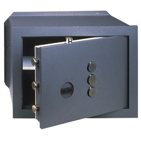 Caja fuerte de combinación mecánica Cisa 82410/41 – cuerpo de acero de 10 mm, 2 cerrojos