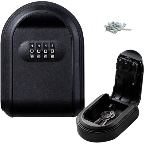 Caja fuerte para llaves montada en la pared, caja fuerte para llaves para exteriores, caja fuerte con combinación de 4 dígitos,caja fuerte para llaves de seguridad,caja fuerte para llaves para exterio