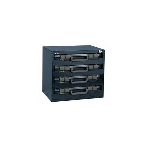 Caja fuerte para surtido 452xP405xA330mm 4 compartimentos con cajas para surtido