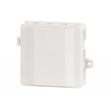 Caja hermética S2, termoplástico 90x90x40 IP 54, gris-clic, 14 troqueles F1.0135