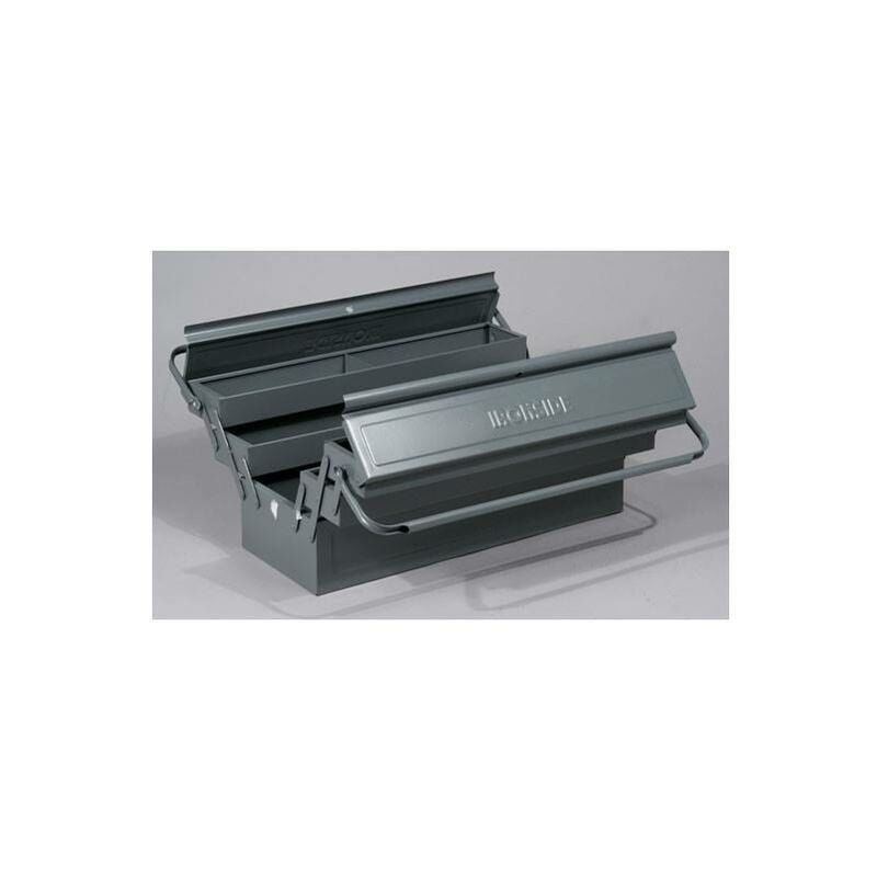 

Caja de herramientas metal 560 x 220 x 220 Con 5 Compartimentos