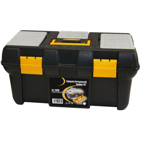 Caja Herramientas Polipropileno 500x268x230 mm. Caja Almacenaje, Malentin Organizador, Organizador Plastico
