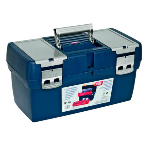 CAJA HERRAMIENTAS POLIPROPILENO N 17 AZUL 580 X 290 X 290 MM 1 BANDEJA - 117008