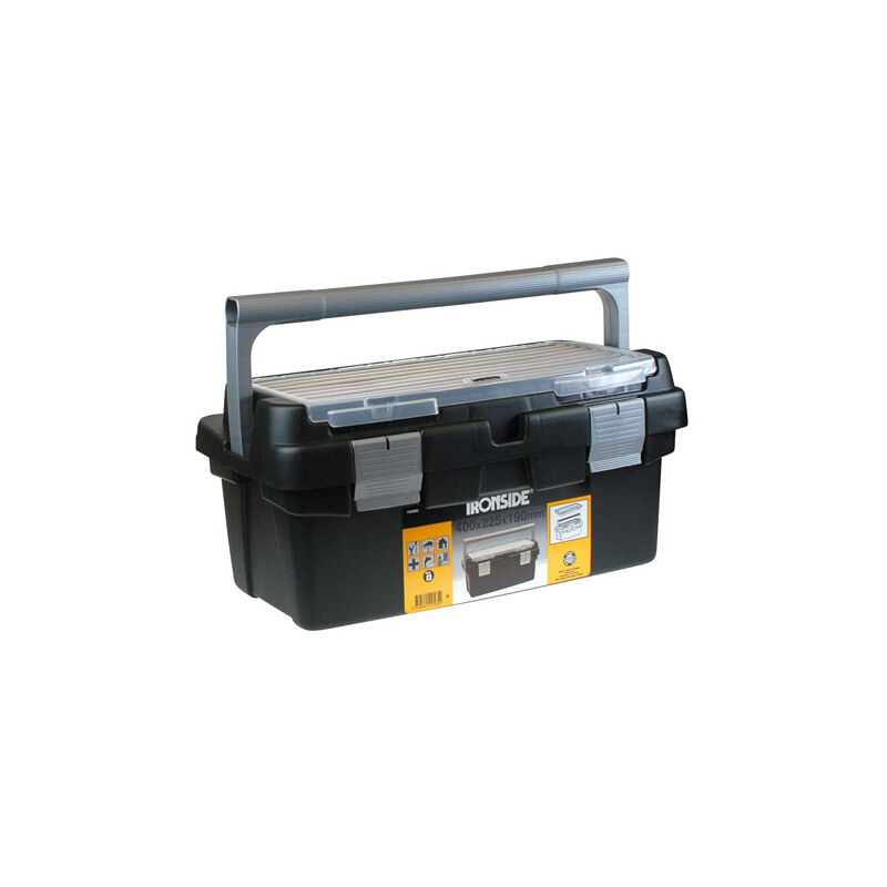 

Caja de herramientas Ironside profesional con asa de plástico