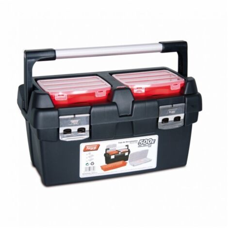 Caja herramientas Tayg con bandeja+estuche 500E