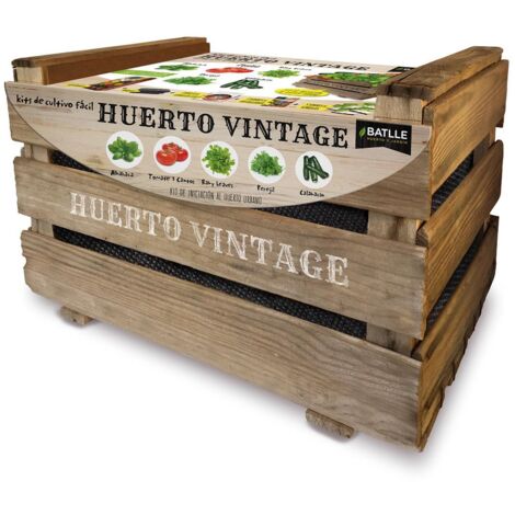 CAJA HUERTO VINTAGE ECO AGREEN