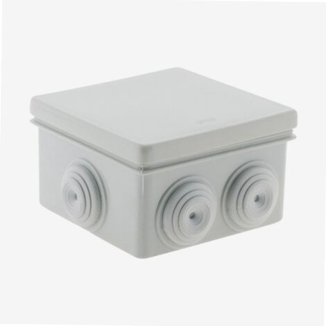 Caja impermeable cuadrada IP55  80 x 80 x 46 mm