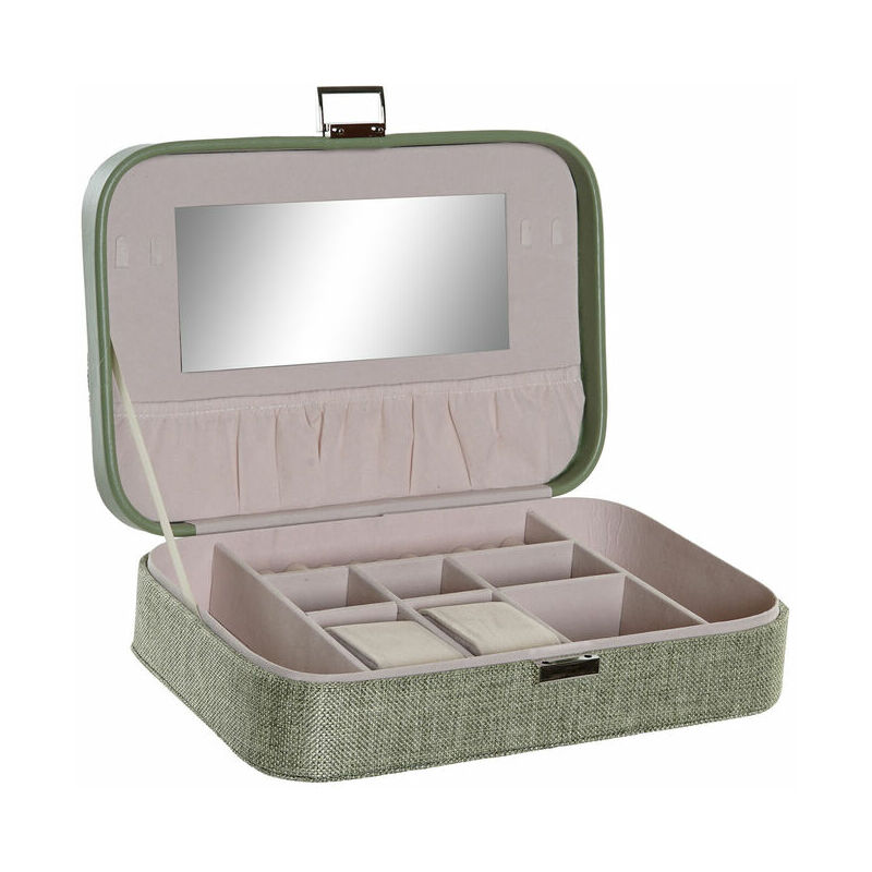 

Caja-Joyero DKD Home Decor Espejo Poliéster Tradicional (28 x 19 x 7 cm)