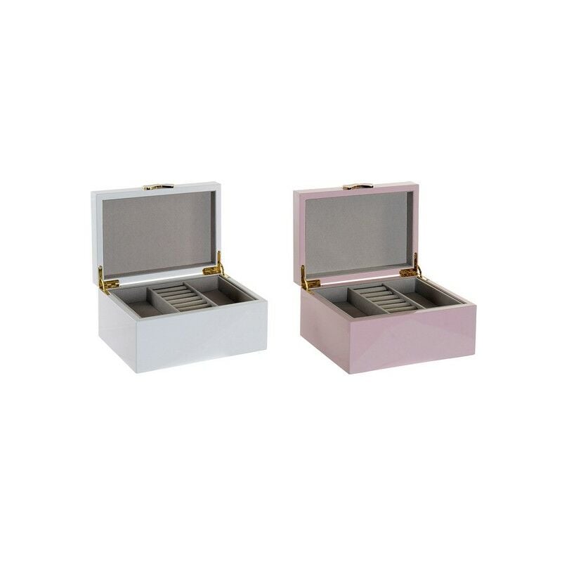 

Caja-Joyero DKD Home Decor Madera Lacado Tradicional (2 pcs)
