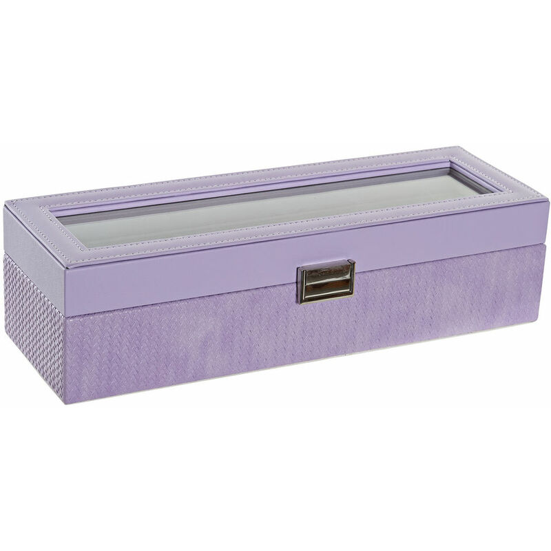 

Caja-Joyero DKD Home Decor Poliuretano Lila (33 x 11 x 9 cm)