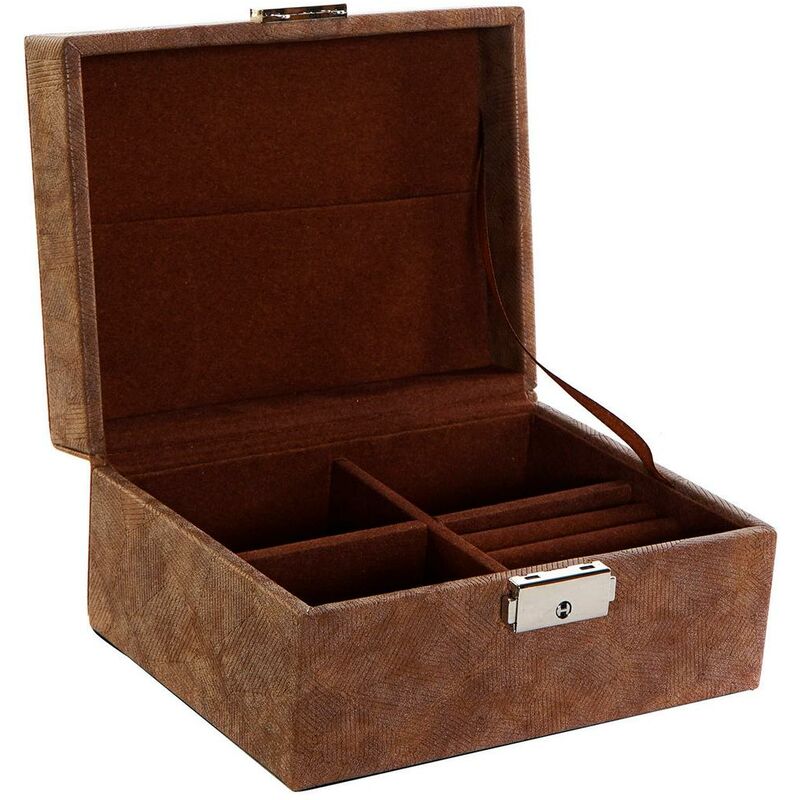 

Caja-Joyero DKD Home Decor Poliuretano Vintage Madera MDF (17 x 13 x 8.5 cm)