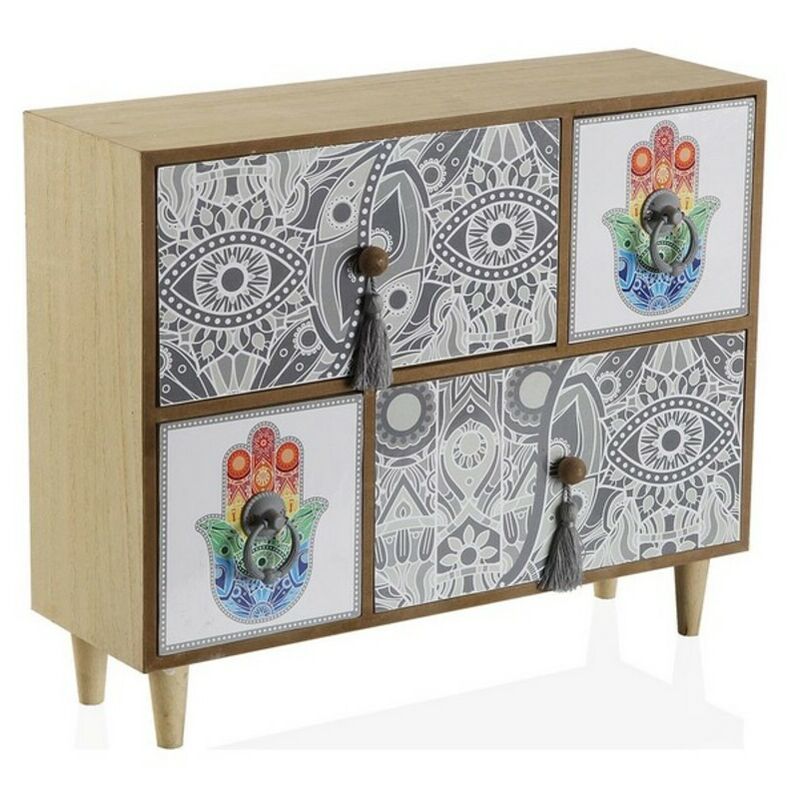 

Caja-Joyero Hamsa Madera 4 cajones