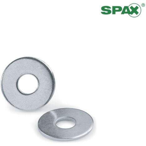 Caja l 100 unid. arandela plana ancha cinc 4,3x12mm fadix