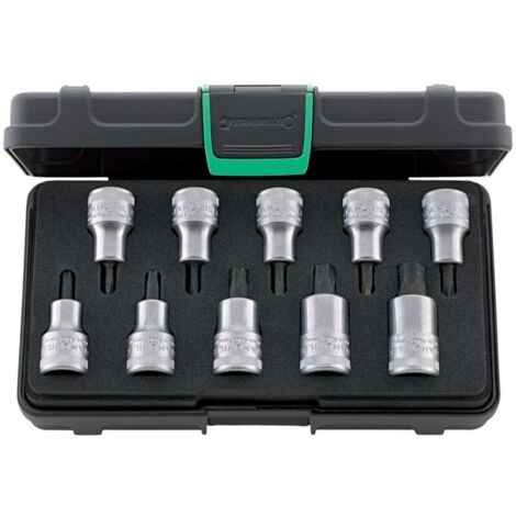 Caja llaves de empalme .1/2"10 unidades Torx Stahlwille