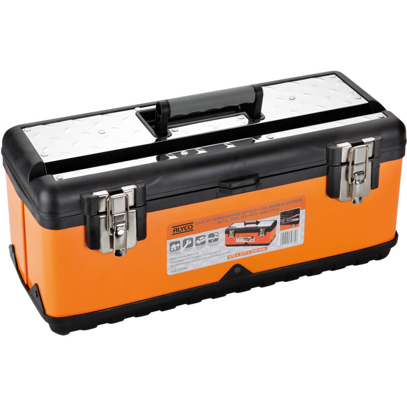 Caja metálica 510mm Bandeja Alyco orange Alyco