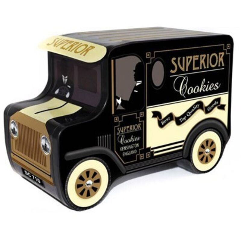 

Caja metalica furgoneta galletas