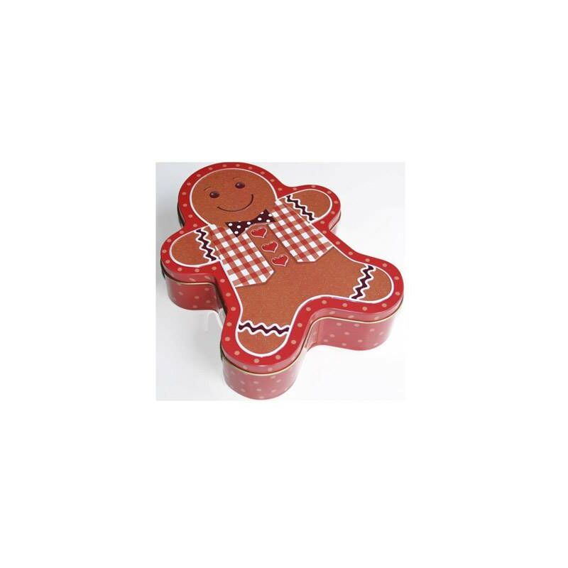 

Caja metalica gingerbreadman grande