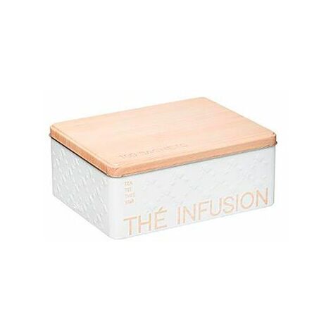Caja Metálica para Infusiones - Capd para 100 Unidades - Modelo Scandi Nature