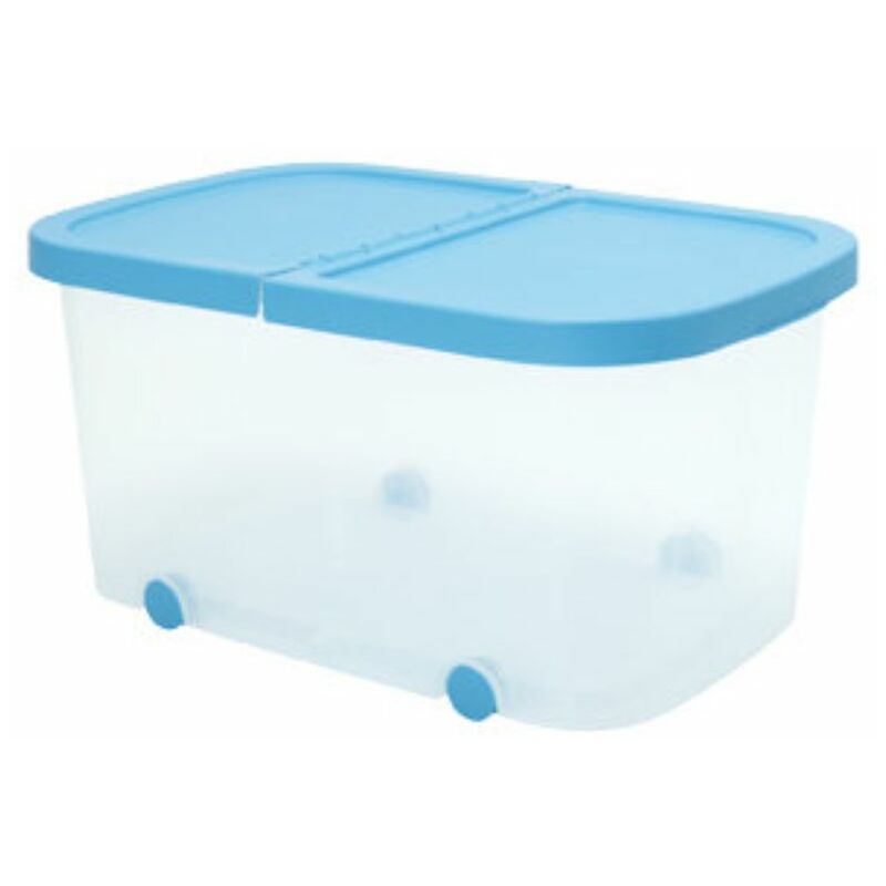 

Plastiken - CAJA MULTIUSO 47 L CON RUEDAS FRESH AZUL