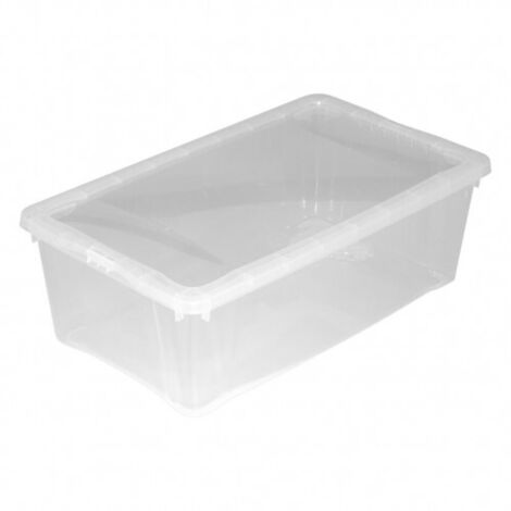 CAJA MULTIUSOS 5L 33X20XH 11CM. TRANSP