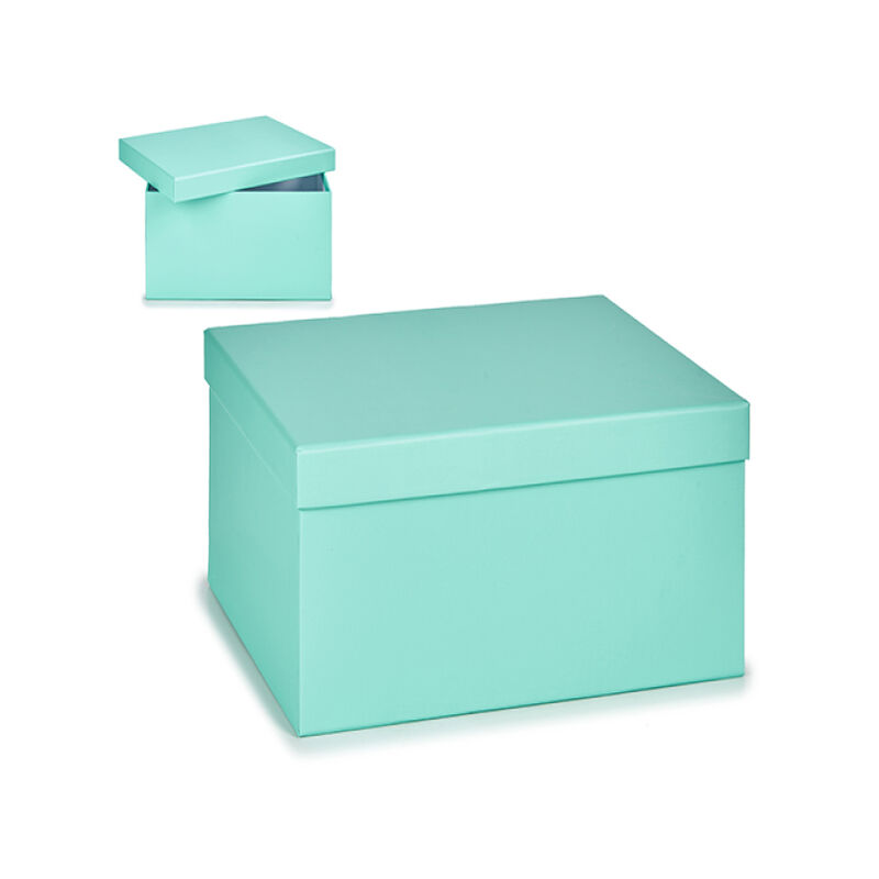 

Caja multiusos cartón azul pastel Rogal