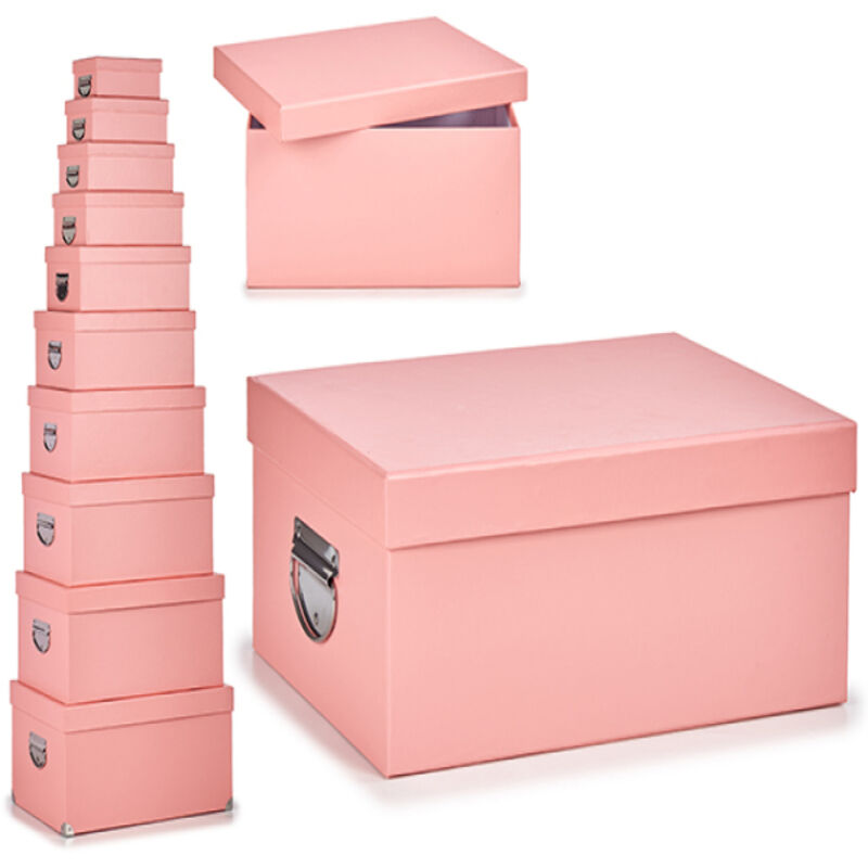 

Caja Multiusos Cartón Metal 10 (33 x 23 x 47 cm) (10 Piezas)