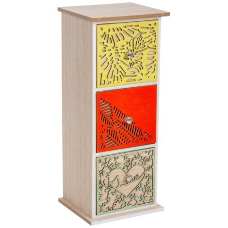 caja organizadora marrón pequeña 14,5x13x35,5