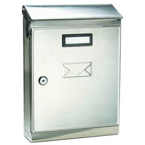 Caja para cartas de acero inoxidable revisada Made in Italy 25X9X37H