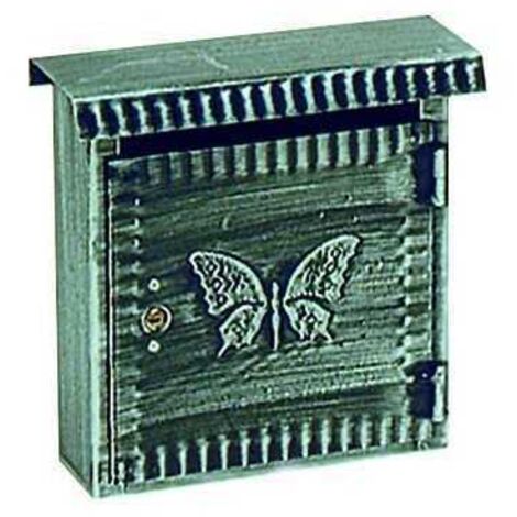 Caja para cartas Fe-Battuto pequeña envejecida 22x8x25H