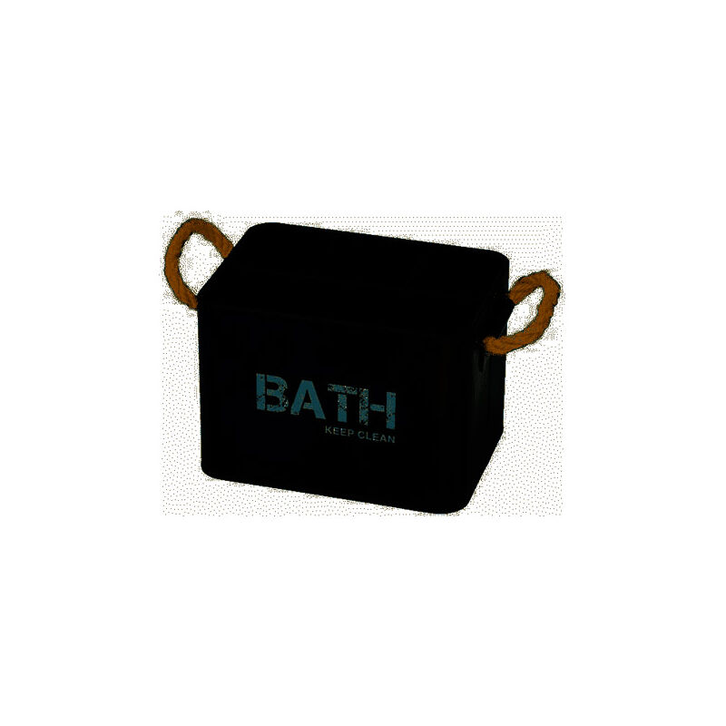 

Cesta Baño con Compartimiento Negra 19x12.5x13cm - Wenko