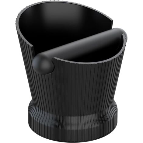 Caja para espresso, caja de café con barra resistente y base antideslizante, accesorio para máquina de café (rayas negras).