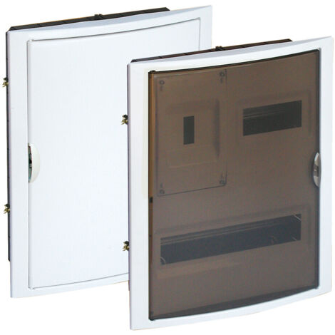 Caja para ICP y distribución de empotrar hasta 20 elementos blanco 320x420x75mm. (Solera 5420)