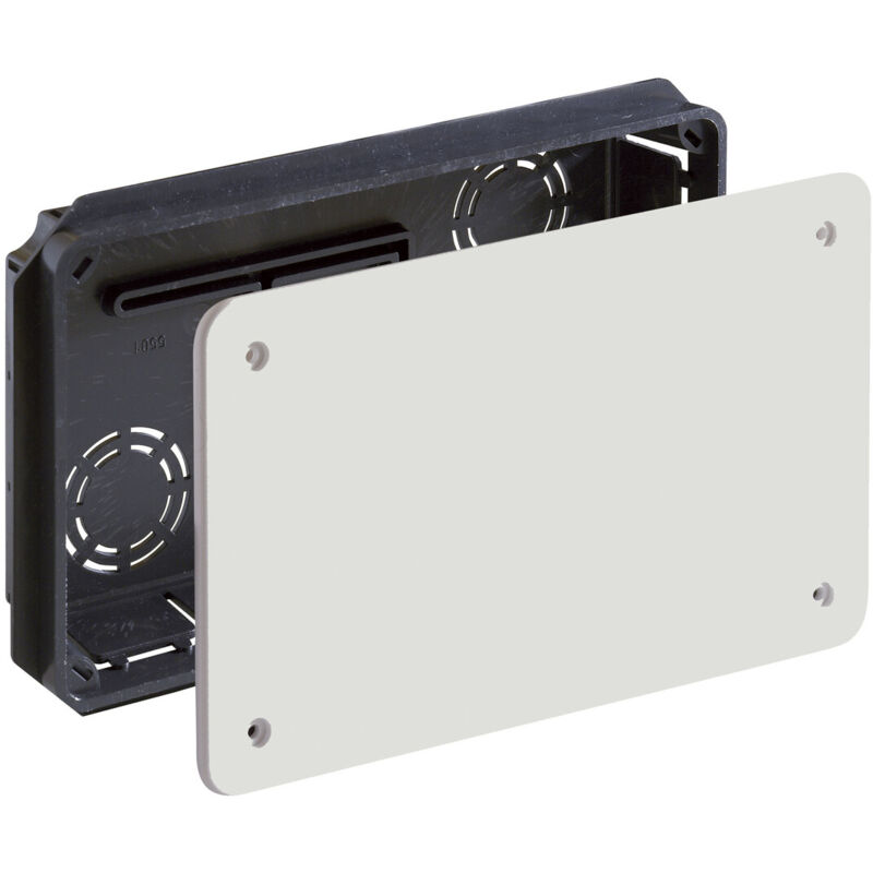 

Caja de empalme y derivación de empotrar con tapa y tornillos 40x100x170mm. (Solera 5501)