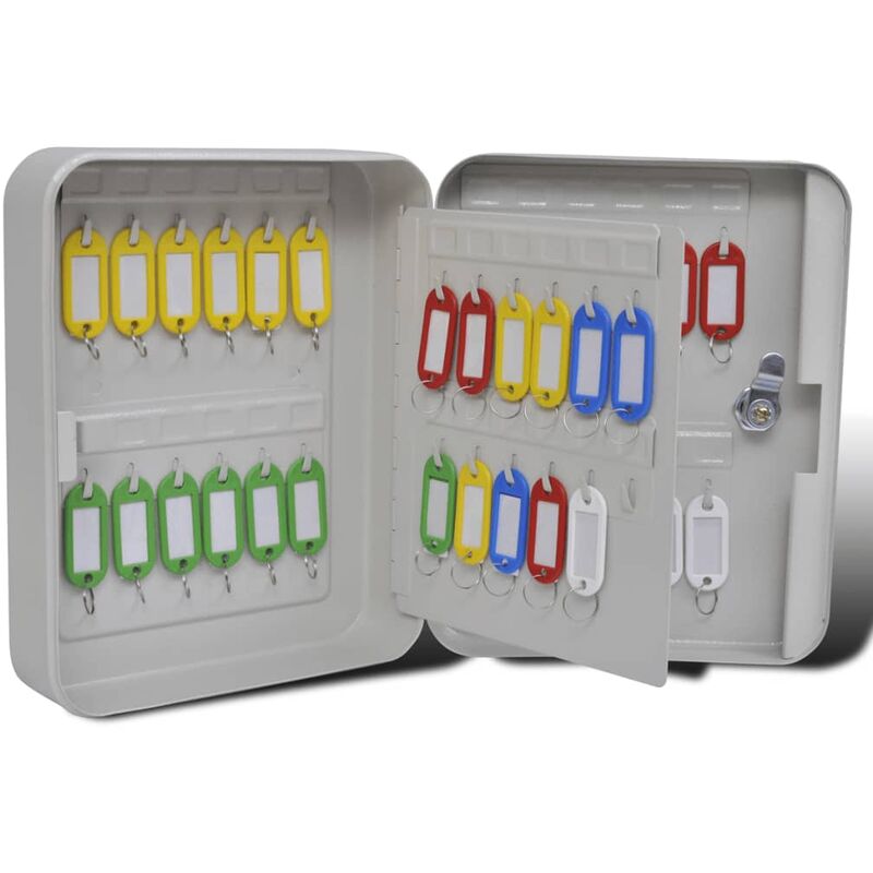 

Vidaxl - Caja para llaves con 48 llaveros - Beige