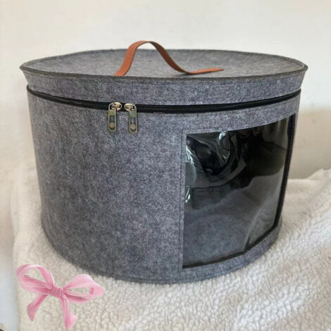 caja para sombreros, caja de almacenamiento para sombreros, caja de almacenamiento unisex