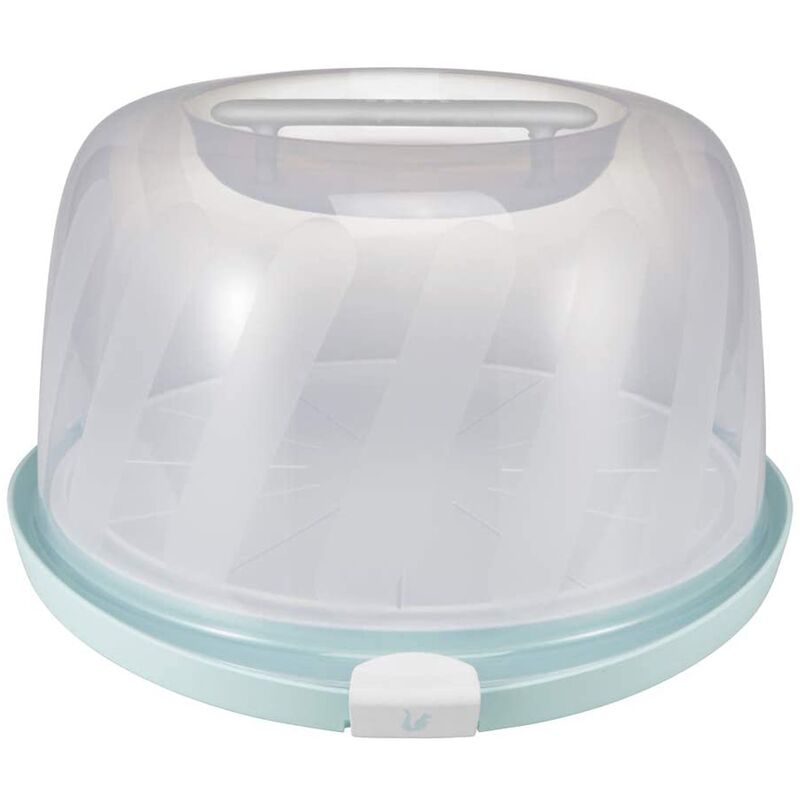 

Caja para Tartas, PP/TPE, Aquamarine, 38 x 37.5 x 21 cm
