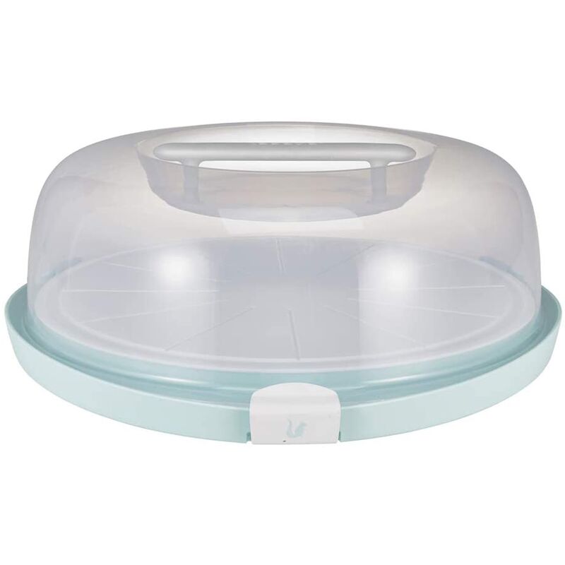 

Caja para Tartas, PP/TPE, Aquamarine, Altura: 13,5 cm