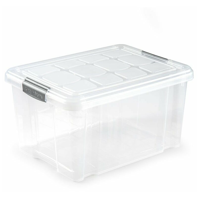 

Caja Plast. 16L. Plata 40X30X21 Cm.