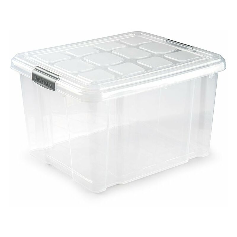 

Sin Marca - CAJA PLAST. 25L. PLATA 42X36X25 CM.