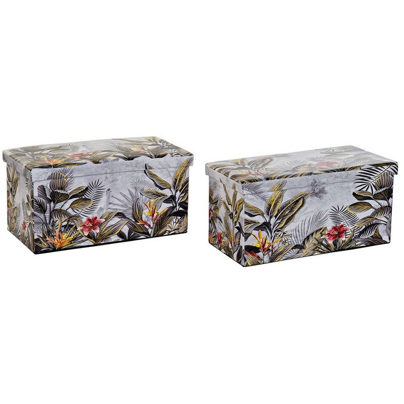 

Caja plegable DKD Home Decor Poliuretano (2 pcs) (79 x 39 x 36.5 cm)