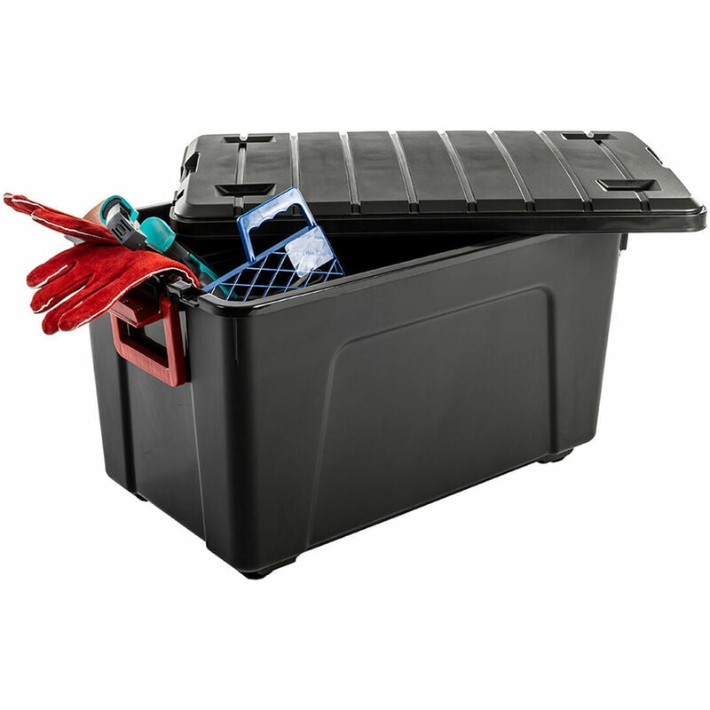 

EDM - IRIS Caja pongotodo 'explorer box' 110l con asa y ruedas