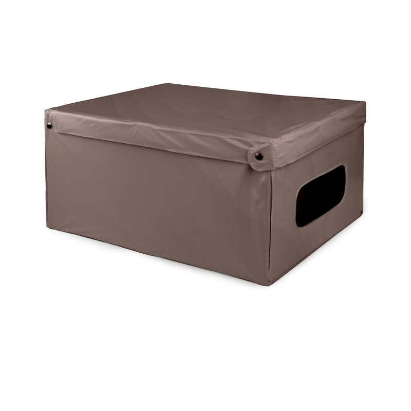 

Caja pvc - Marrón